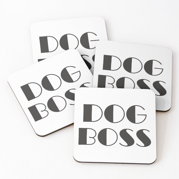 Item preview, Dog Boss vet large bold letters typography simple minimalist black and white designed and sold by tanabe.