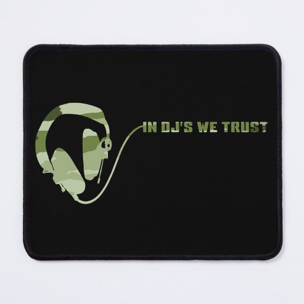 Item preview, IN DJ'S WE TRUST. CAMO GREENS. designed and sold by 5hertz.