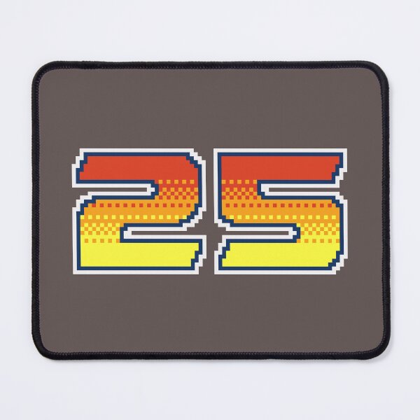 Item preview, 25 Pixel Font Twenty Five in Red Orange and Yellow designed and sold by pixeltogs.