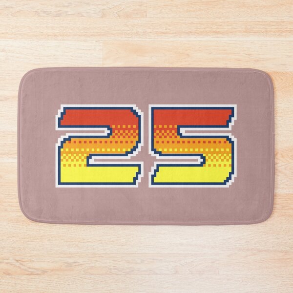 Item preview, 25 Pixel Font Twenty Five in Red Orange and Yellow designed and sold by pixeltogs.