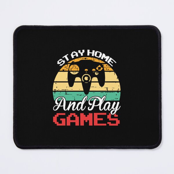 Item preview, STAY HOME AND PLAY GAMES designed and sold by SticerOcean.