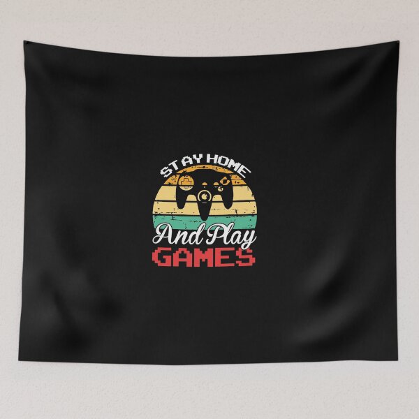 Item preview, STAY HOME AND PLAY GAMES designed and sold by SticerOcean.