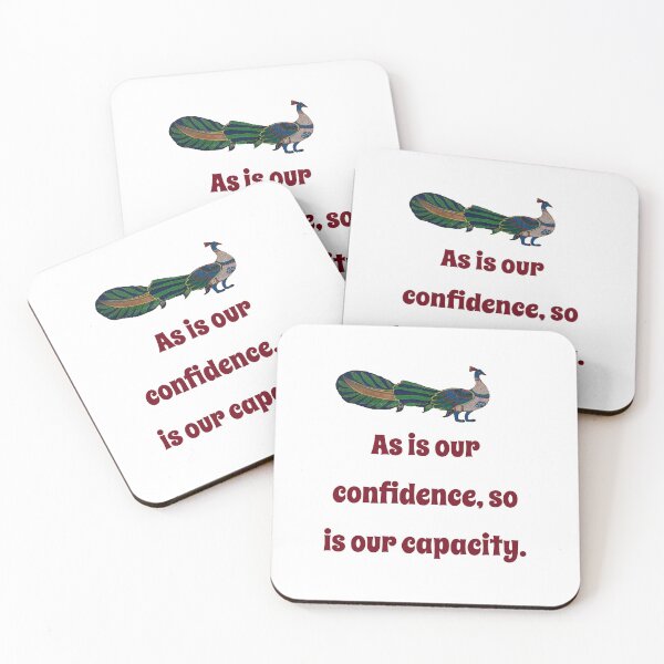 Item preview, As Is Our Confidence - Confidence Quote designed and sold by CrankyOldDude.