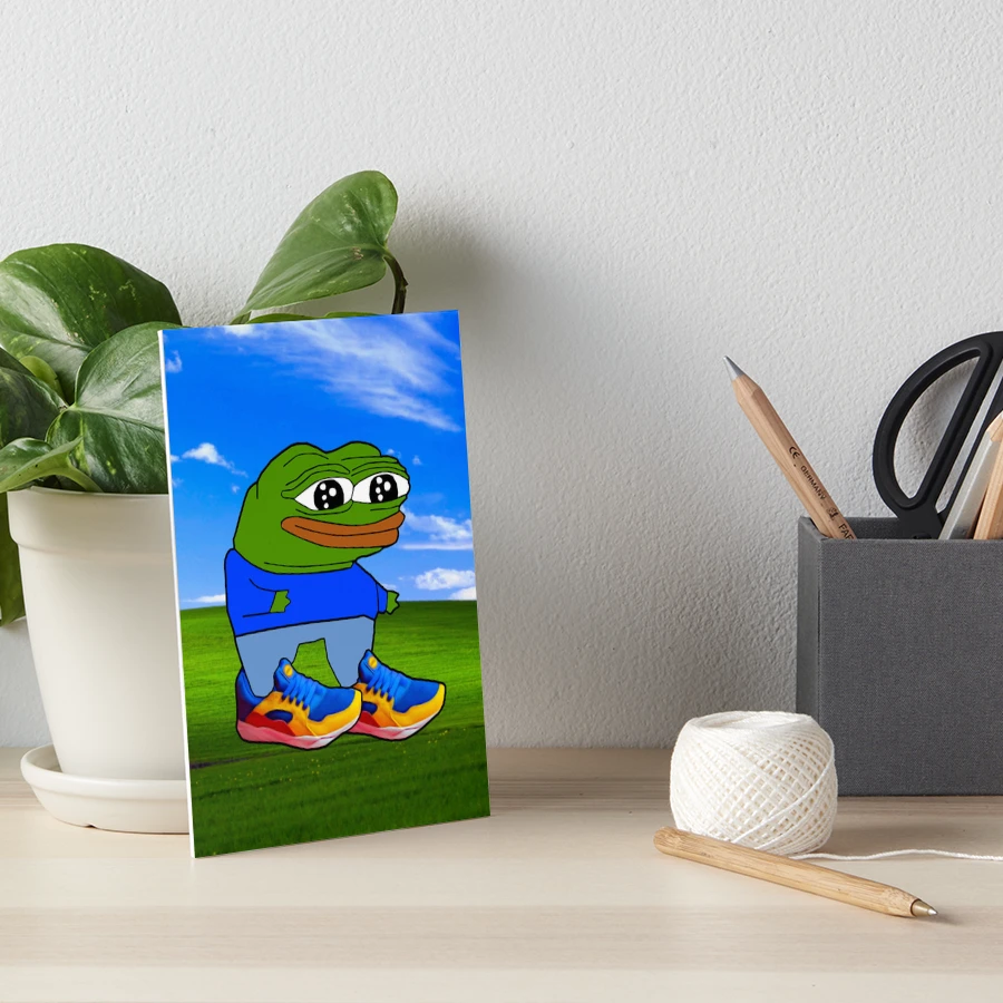 Rare Pepe With Cool Sneakers