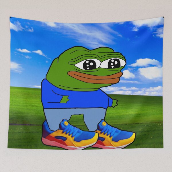 Item preview, Rare Pepe With Cool Sneakers designed and sold by Slav-Art.