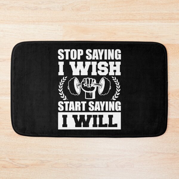Item preview, STOP SAYING I WISH START SAYING I WILL designed and sold by SticerOcean.