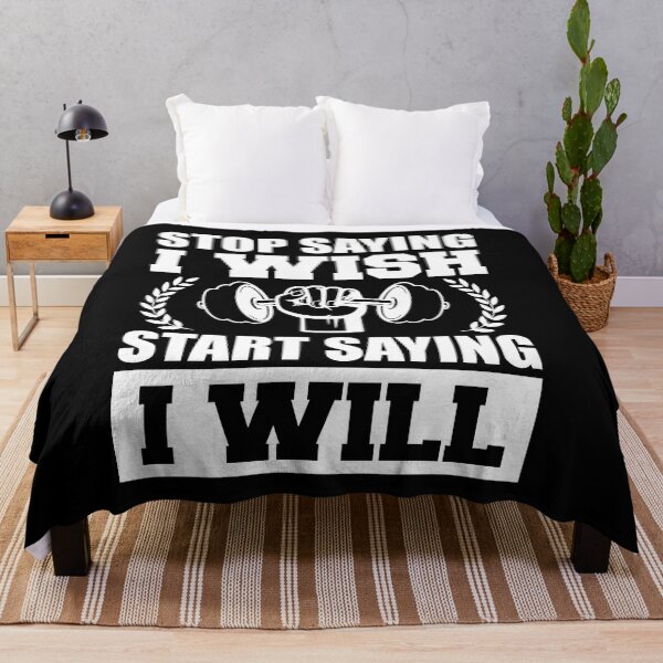 Item preview, STOP SAYING I WISH START SAYING I WILL designed and sold by SticerOcean.