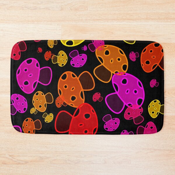 Item preview, Scattered Mushrooms - Dark Red designed and sold by FinapplePudding.