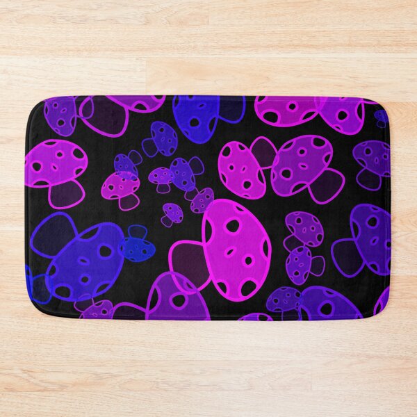 Item preview, Scattered Mushrooms - Dark Purple designed and sold by FinapplePudding.