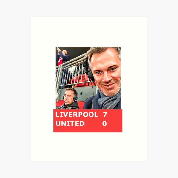 Aperçu de l'œuvre Liverpool 7 United 0 créée et vendue par SDDESIGNS2020.