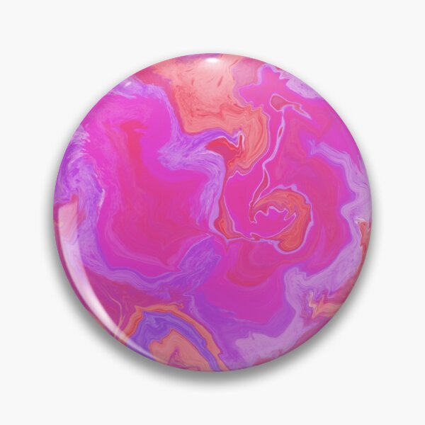 Artikelvorschau, Helles Swirly rosa rotes und purpurrotes abstraktes Herz entworfen und verkauft von MandaScribbles.