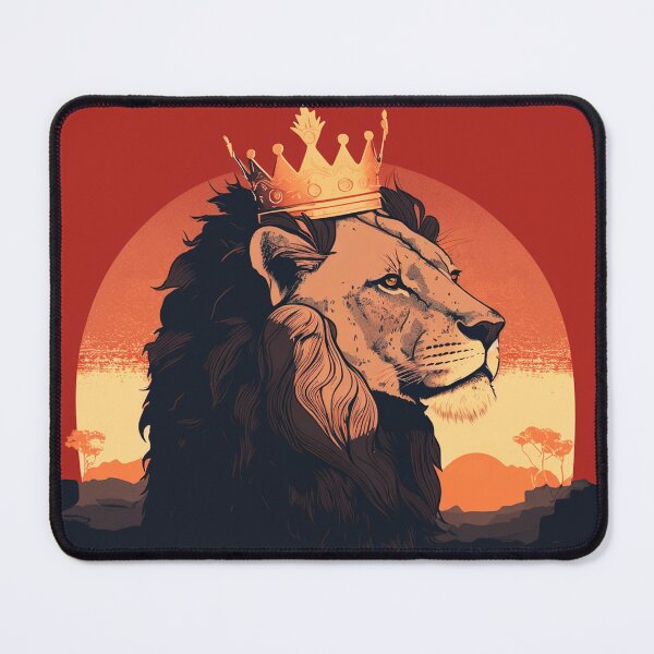 Item preview, African Lion t shirt designed and sold by Houevo Olga Anihouanou.