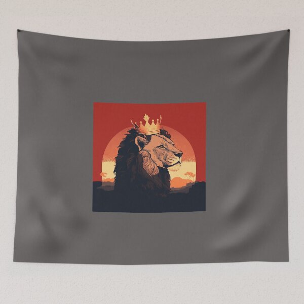 Item preview, African Lion t shirt designed and sold by Houevo Olga Anihouanou.