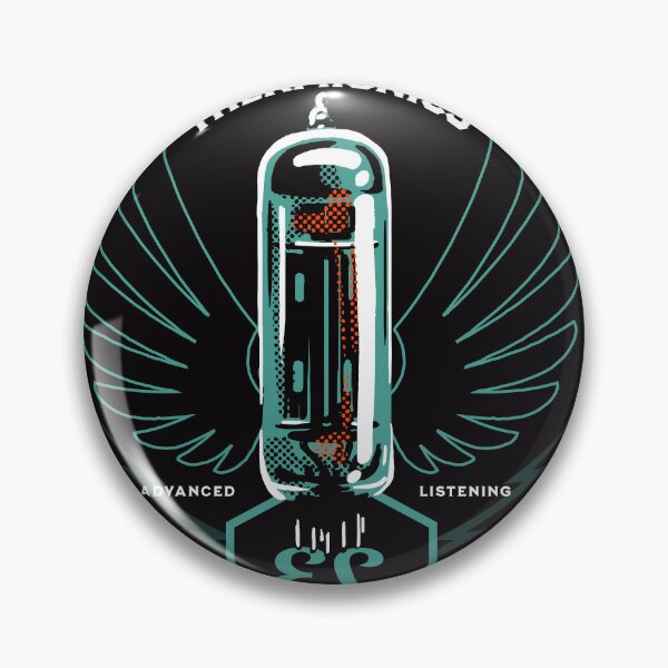Item preview, Winged EL84 vacuum tube emblem designed and sold by SerifsWhiskey.
