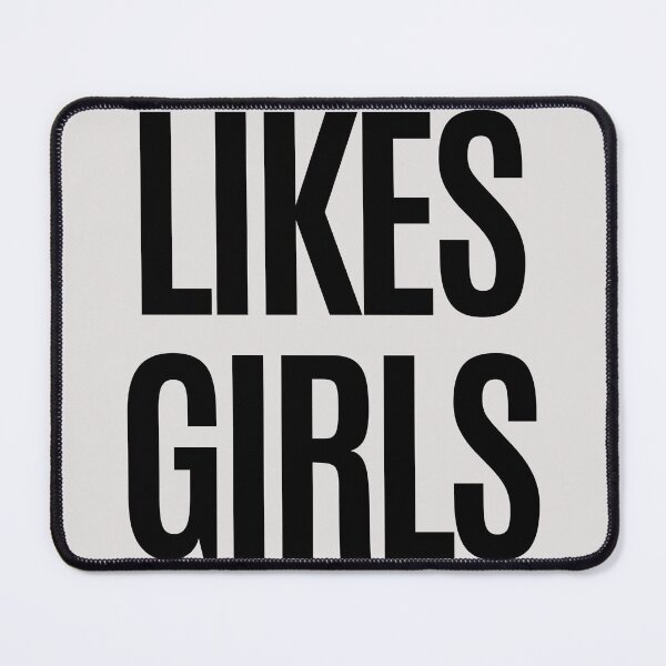 Item preview, LIKES GIRLS | Taylor Gaylor Dianna Agron Glee Live | Home Decor Merch Fandom Small Support | HECKINFAROUT designed and sold by Two Otters Co.
