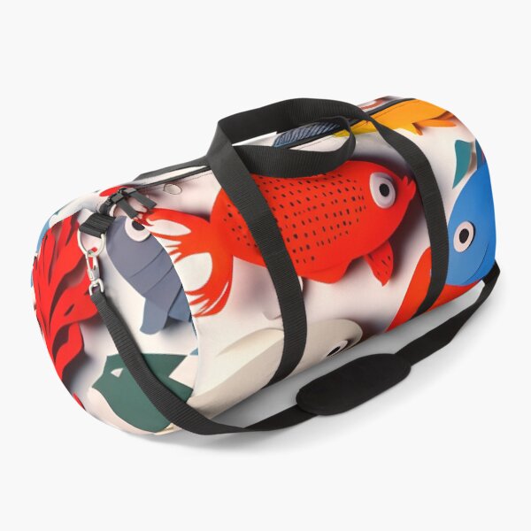 Item preview, Fish Frenzy Five in Paper art style designed and sold by FormFinder.