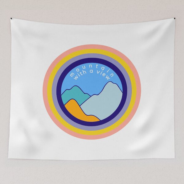 Item preview, MOUNTAIN WITH A VIEW designed and sold by baldbird.