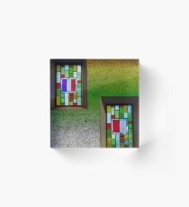 Floating Stained Glass Windows Acrylic Block