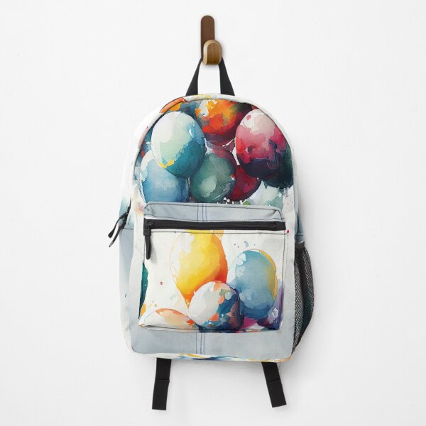 Item preview, Balloons Floating Watercolor Print, Nursery Wall Art designed and sold by Peek-Designs.