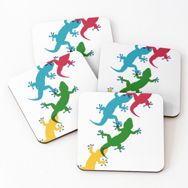 Item preview, Colourful Geckos designed and sold by Quirkypieces.