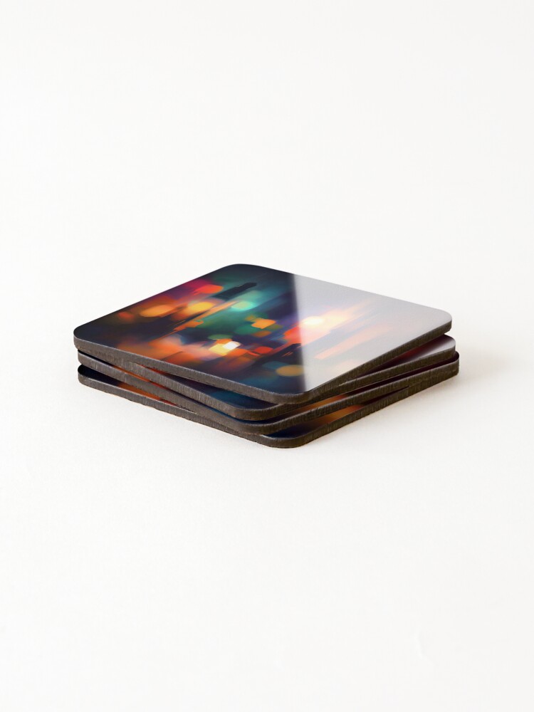 Thumbnail 4 of 5, Coasters (Set of 4), The Cab Ride Home designed and sold by In-silico.