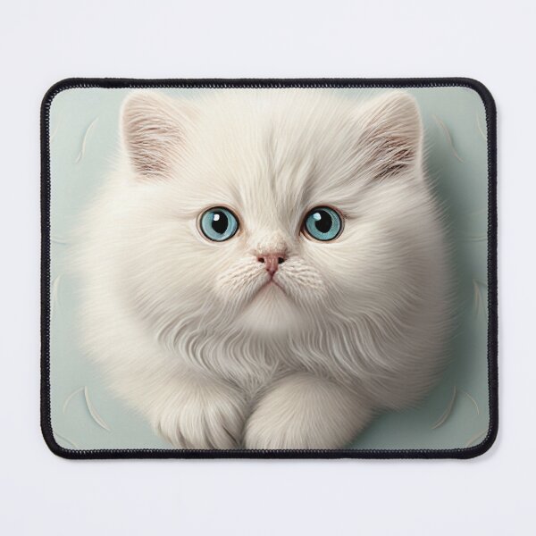 Item preview, fluffy white kitten designed and sold by AloneARTS.