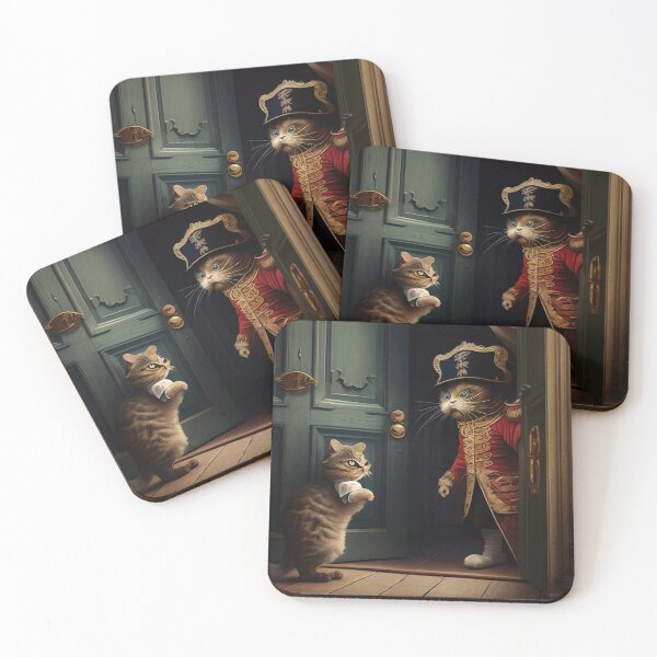 Item preview, Cat trying to sneak out  designed and sold by DGtaLrtcom.