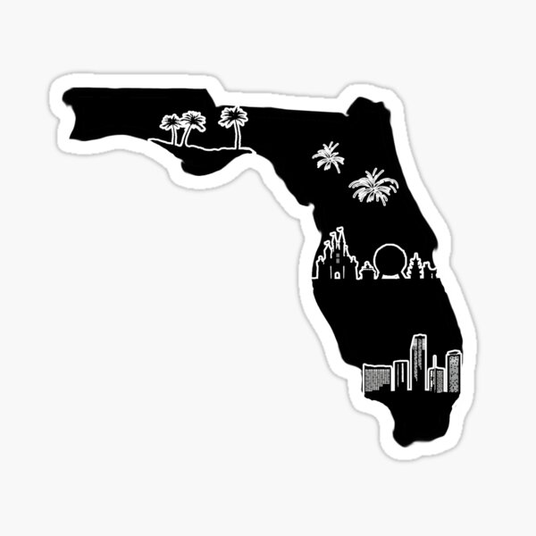 Florida Skyline Sticker