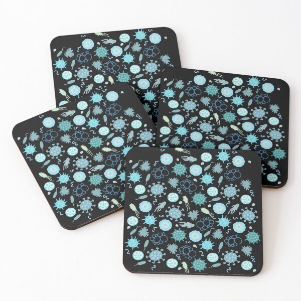 Item preview, Collection of different hand drawn microorganisms designed and sold by AusraB.