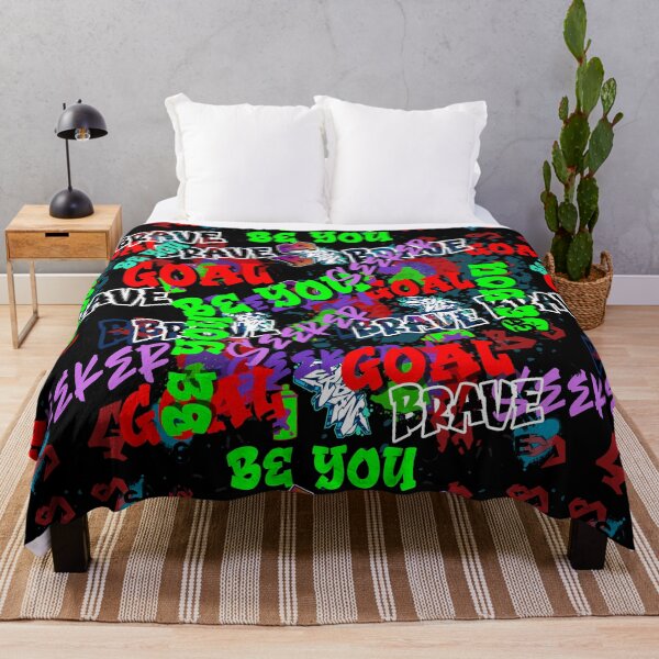 Item preview, Graffiti be you, brave goal seeker pattern designed and sold by Itzjustlife.