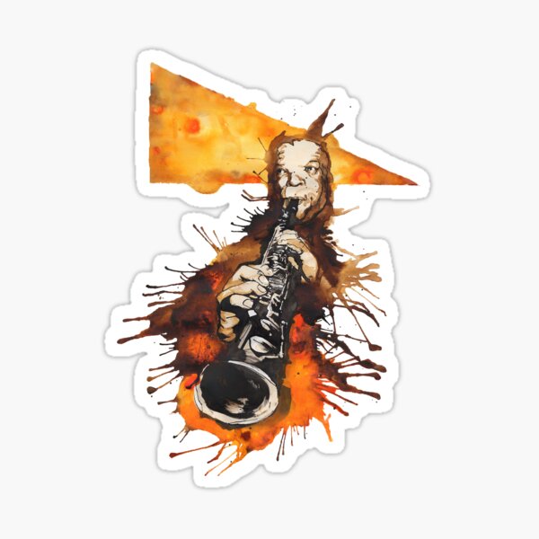 New Orleans Jazz Musician, Sidney Bechet Sticker