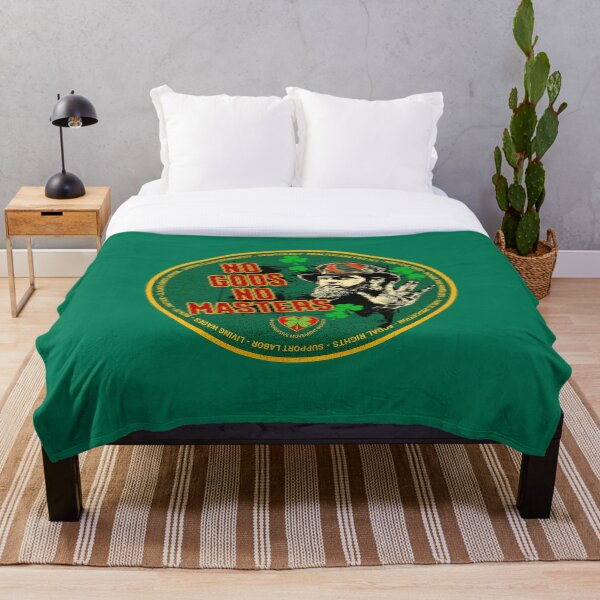 Item preview, PMD00501 Progressive Movement Designs Irish American Progressive No Gods No Masters for Saint Patricks Day or any day message for progressive Democrats and Bernie Sanders supporters designed and sold by ProgressiveLeft.
