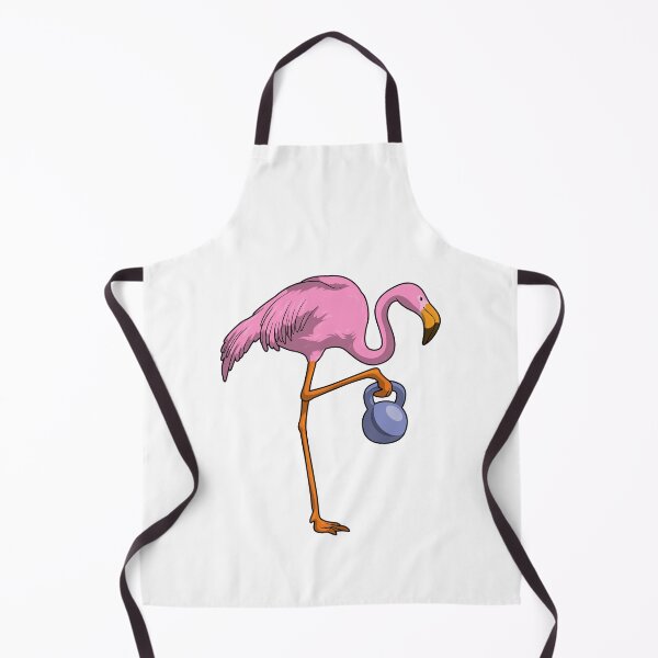 Item preview, Flamingo Bodybuilder Dumbbell Bodybuilding designed and sold by Snabdesign84.