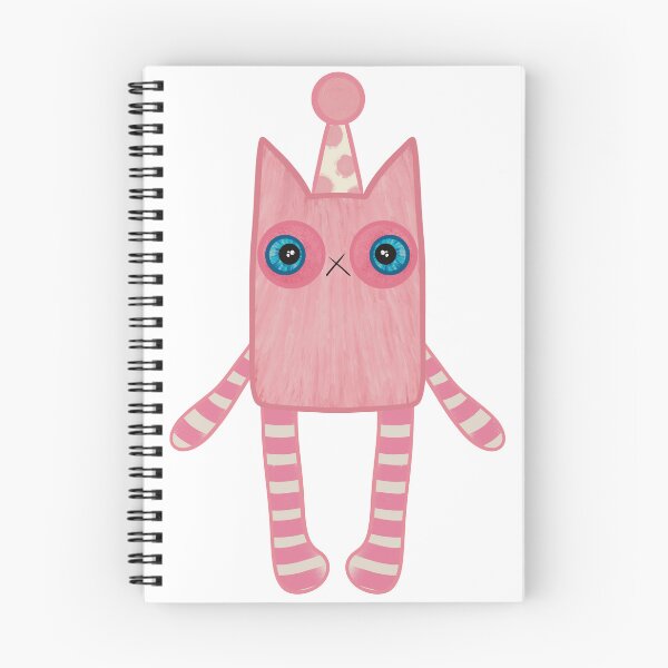 Item preview, Pink Cat In A Party Hat designed and sold by Wubsys.