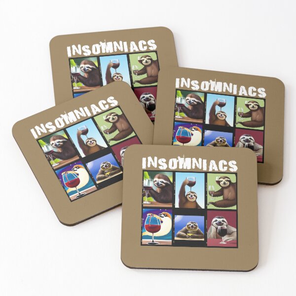 Item preview, Insomniac sloths designed and sold by rocklegends99.