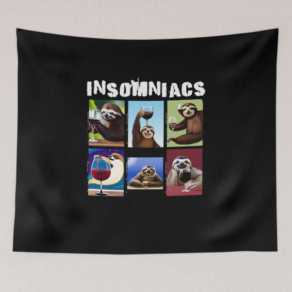 Item preview, Insomniac sloths designed and sold by rocklegends99.