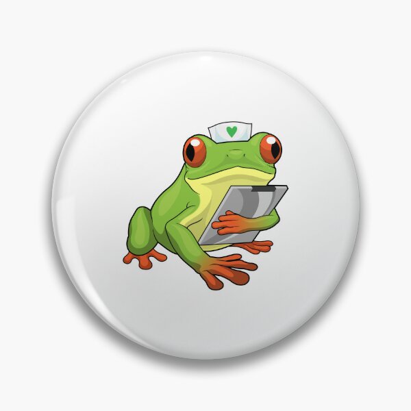 Item preview, Frog Nurse Clipboard designed and sold by Snabdesign84.