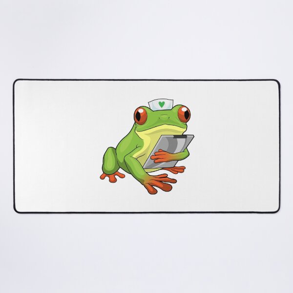 Item preview, Frog Nurse Clipboard designed and sold by Snabdesign84.