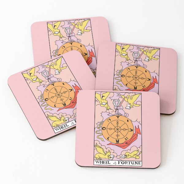 Item preview, Wheel of Fortune Tarot Card designed and sold by RubyGoesBananas.