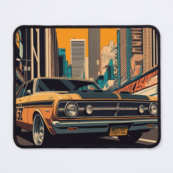 Item preview, Vintage Muscle Car Classic Retro Family Sedan Beast Machine designed and sold by ultra-cool.