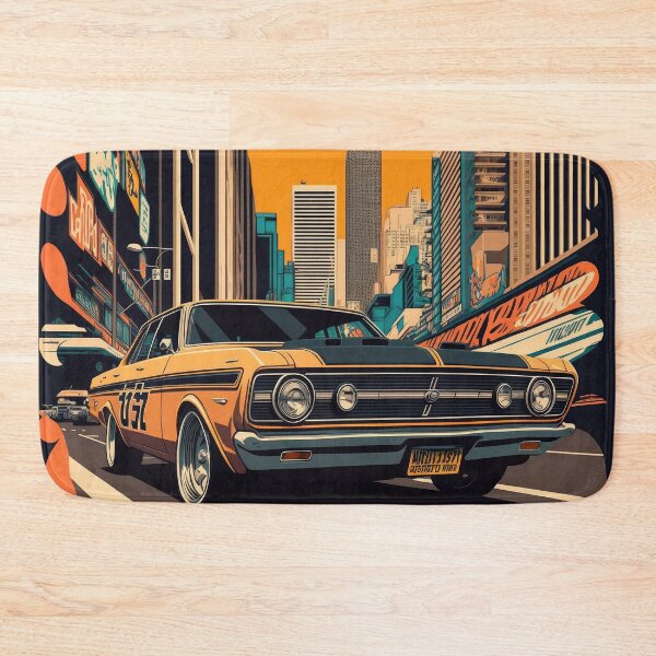 Item preview, Vintage Muscle Car Classic Retro Family Sedan Beast Machine designed and sold by ultra-cool.