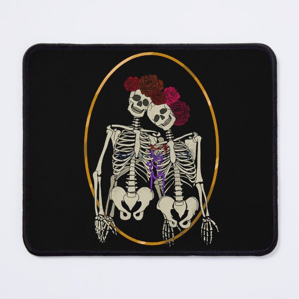 Item preview, Strung to your rib cage -skeleton skull flower design designed and sold by SepiaWinchester.