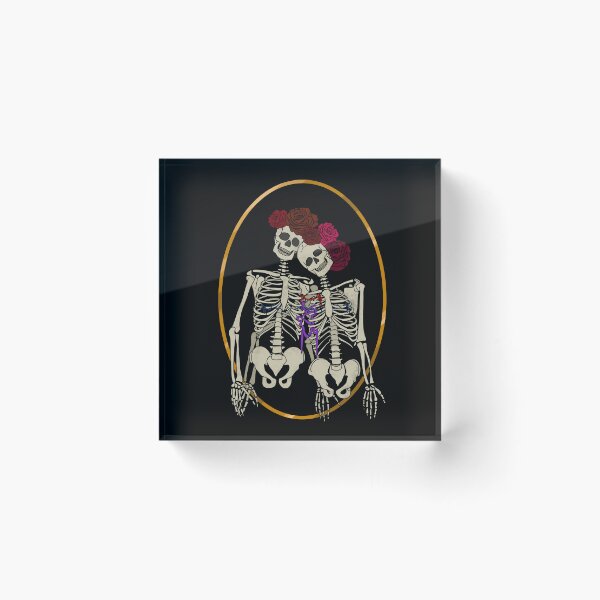 Item preview, Strung to your rib cage -skeleton skull flower design designed and sold by SepiaWinchester.