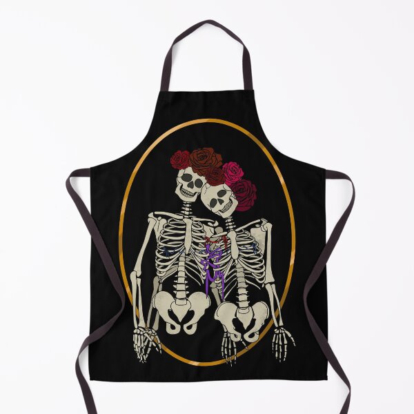 Item preview, Strung to your rib cage -skeleton skull flower design designed and sold by SepiaWinchester.