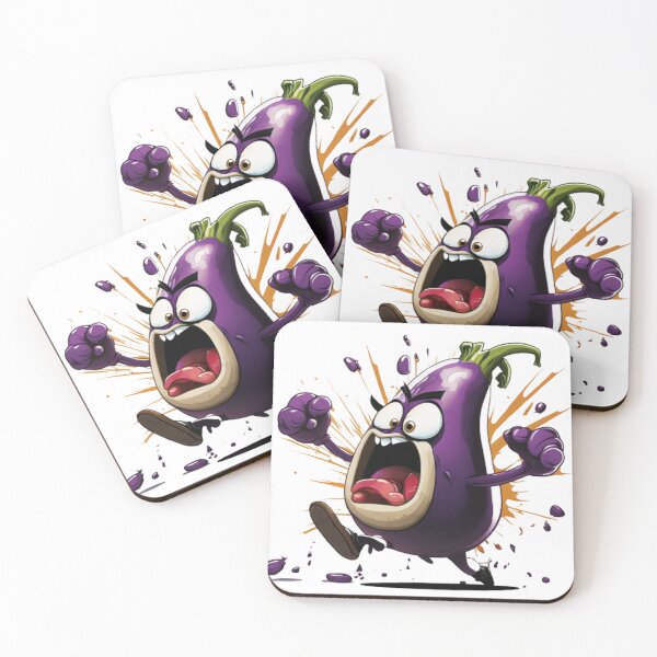 Item preview, Angry Eggplant designed and sold by Reuben Shead.