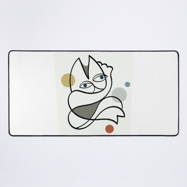Item preview, fishCAT line drawing tangled designed and sold by metadorcreative.