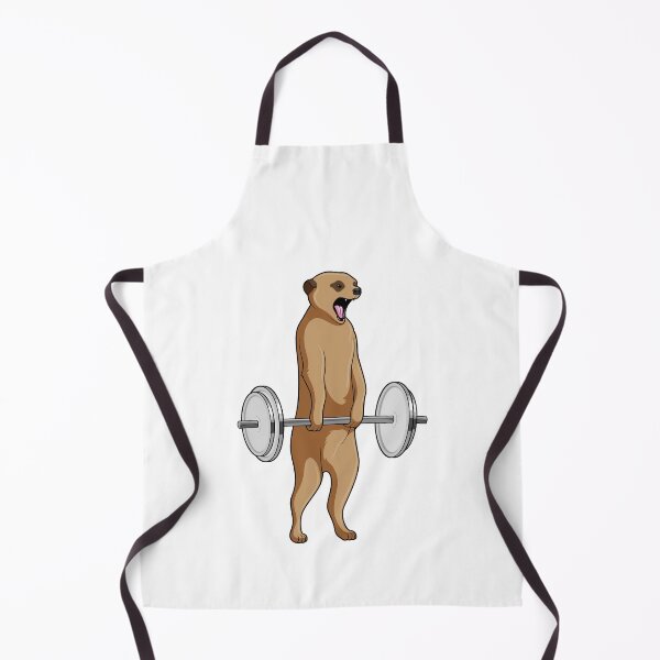 Item preview, Meerkat Bodybuilder Barbell Bodybuilding designed and sold by Snabdesign84.
