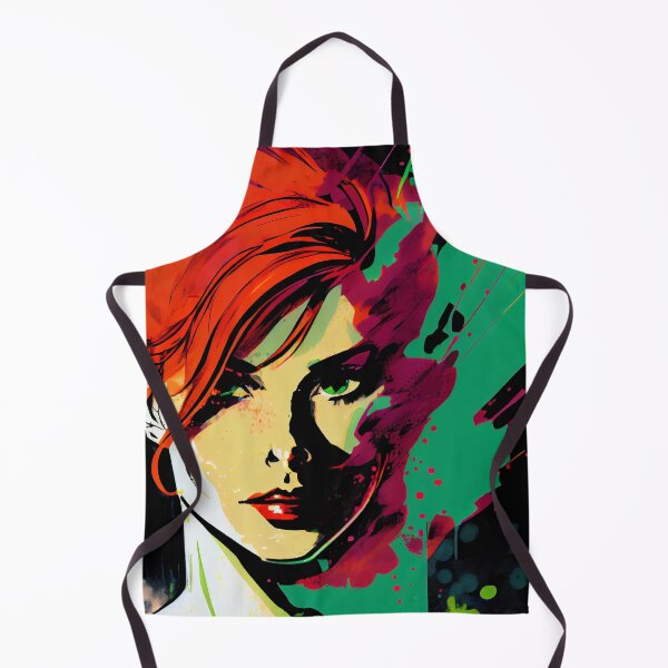 Item preview, Beautiful Redhead - Pop Art designed and sold by ShadowAndSlate.
