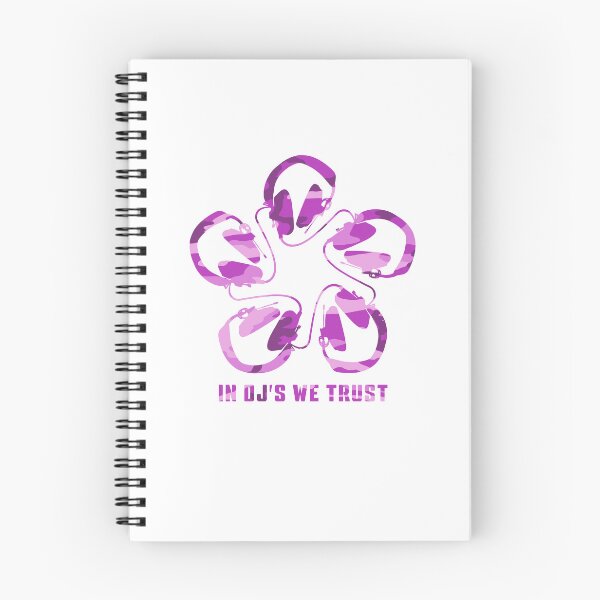 Item preview, IN DJ'S WE TRUST. HEADPHONE CAMO PATTERN. PINKS. designed and sold by 5hertz.