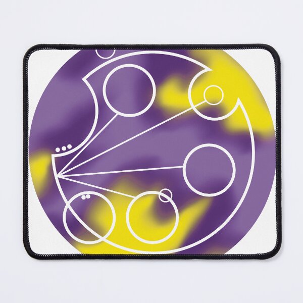 Item preview, Gallifreyan Pride Planet - Subtle Nonbinary Flag designed and sold by nekolaAZ.